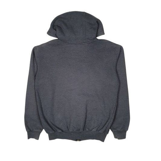 Mens Grey Carhartt Hoodie Full Zip Jumper