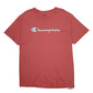 Mens Pink Champion  Short Sleeve T Shirt