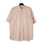 Mens Pink Burberry Vintage 90s Short Sleeve Shirt