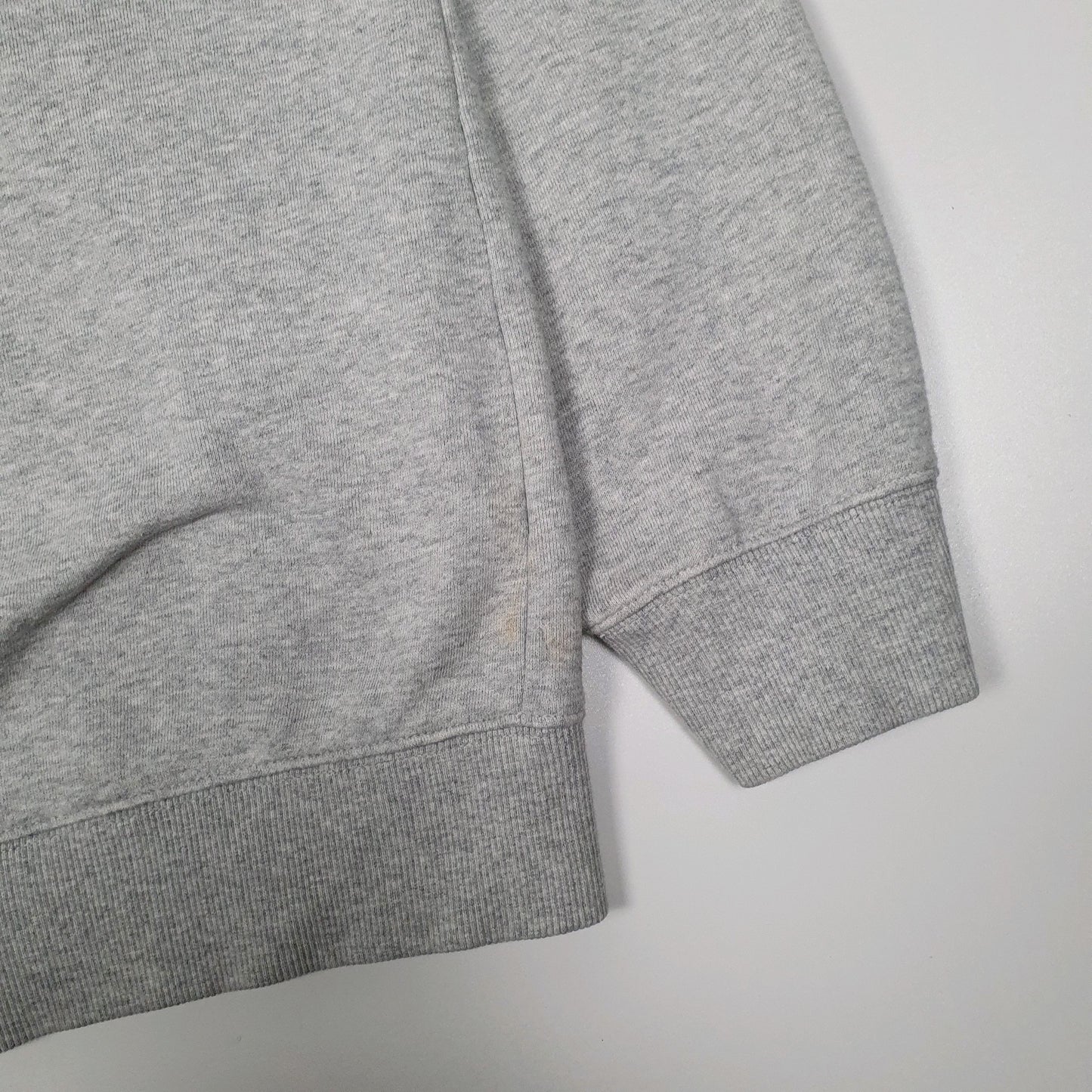 Mens Grey Eddie Bauer Hoodie Full Zip Jumper