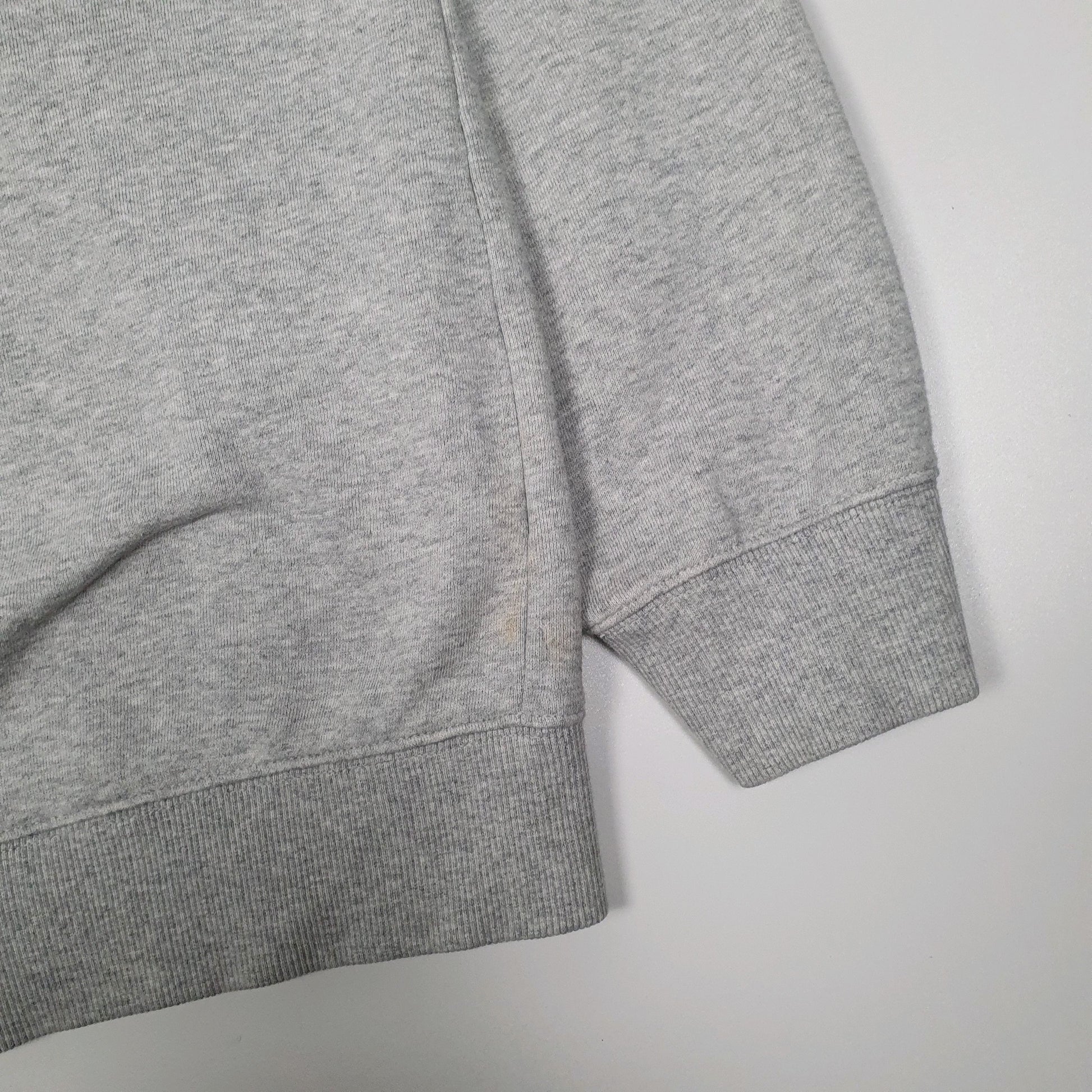 Mens Grey Eddie Bauer Hoodie Full Zip Jumper