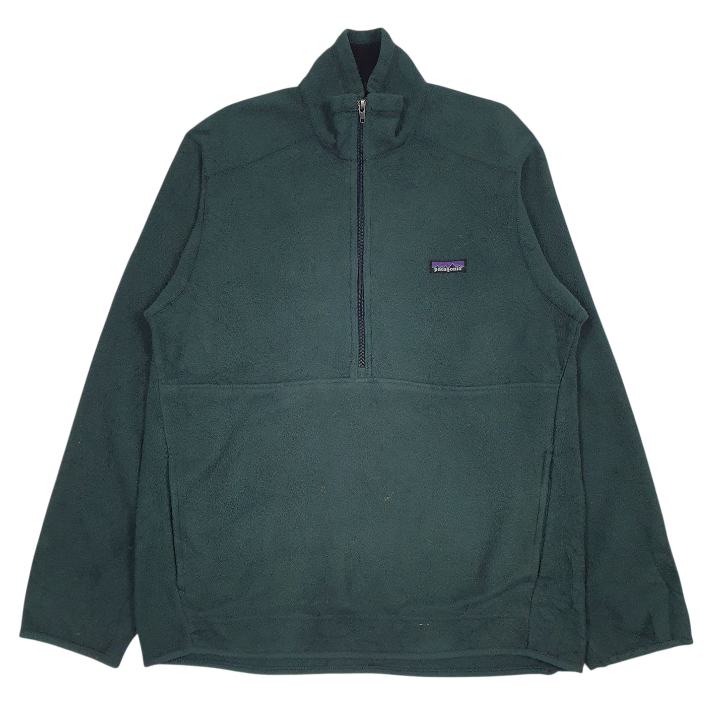 Mens Green Patagonia Synchilla Quarter Zip Jumper