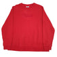 Womens Red Fila  Crewneck Jumper