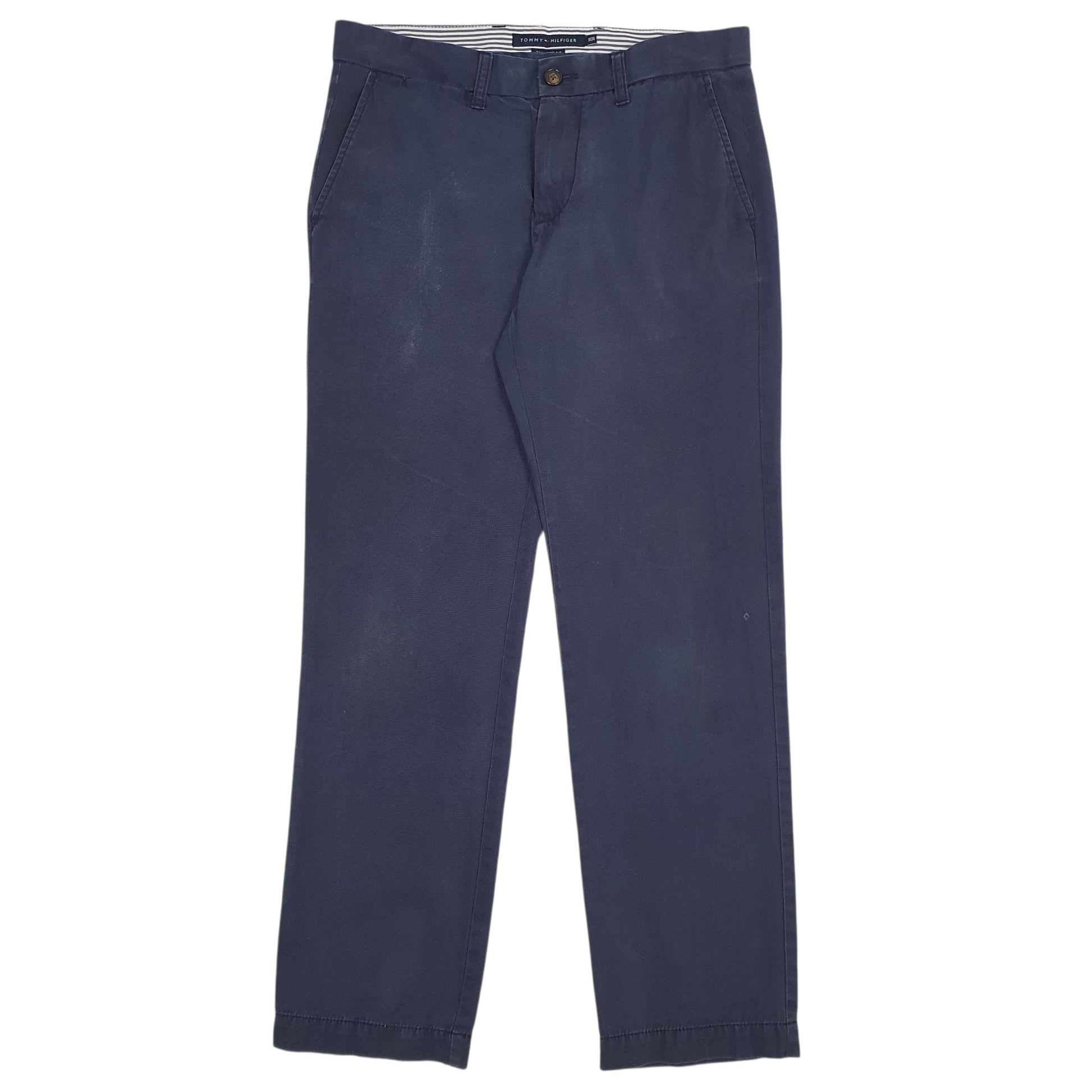 Mens Navy Tommy Hilfiger  Chino Trousers