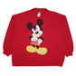 Mens Red Disney Vintage 90s Crewneck Jumper