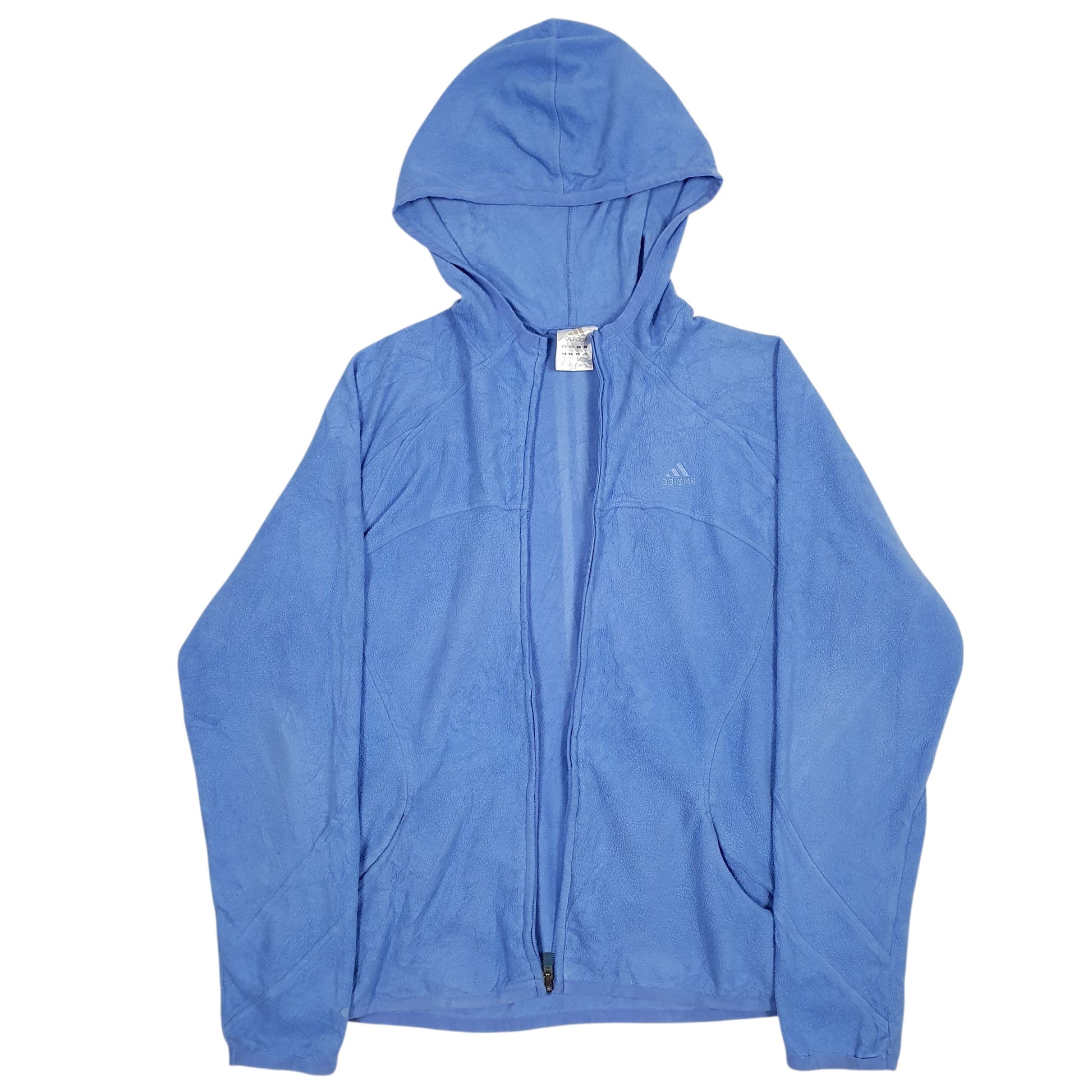 Womens Blue Adidas  Full Zip Jumper