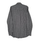 Mens Grey L.L.Bean Scotch Plaid Flannel Tall  Shirt