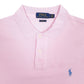 Mens Pink Polo Ralph Lauren Classic Fit  Polo Shirt