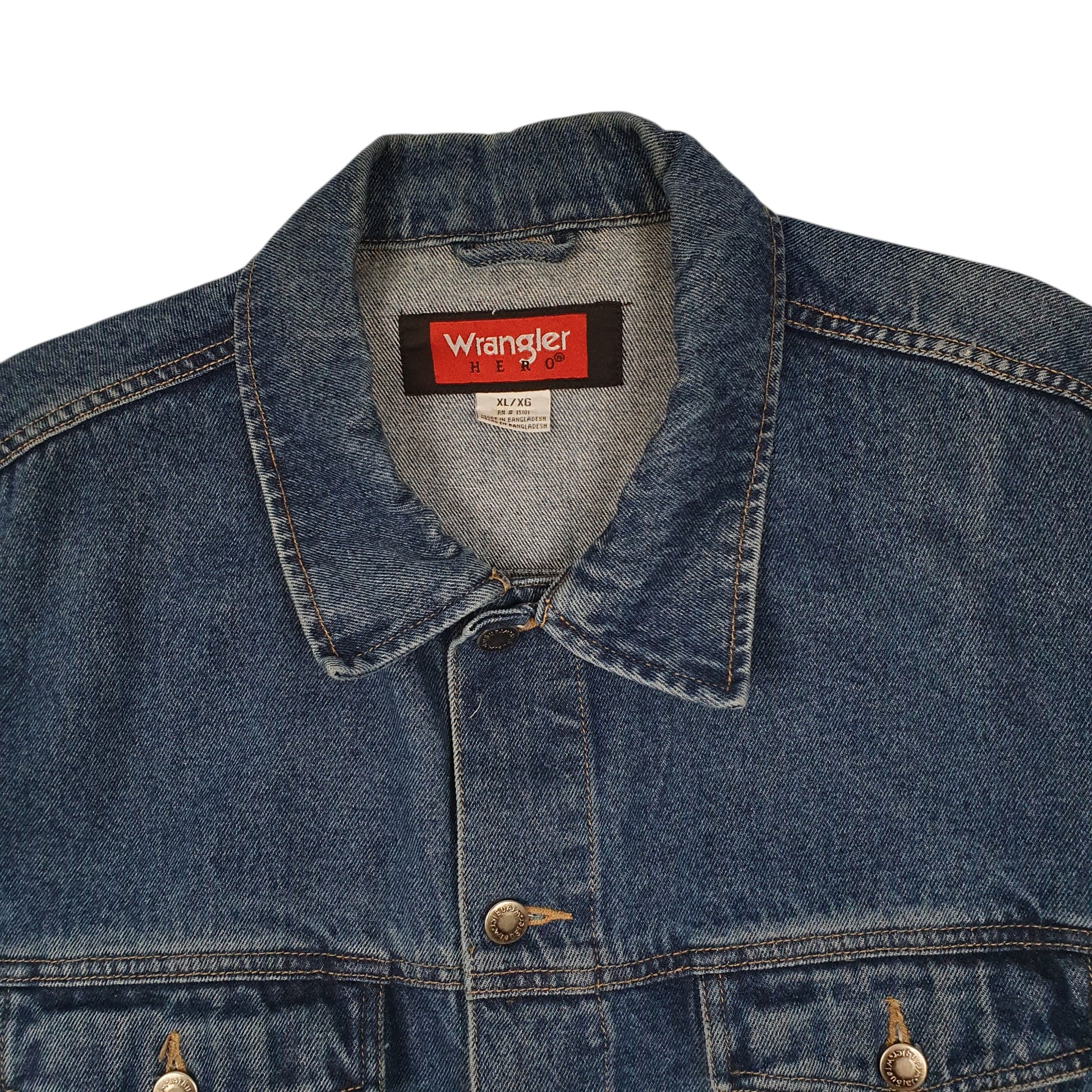 Mens Blue Wrangler Hero  Coat