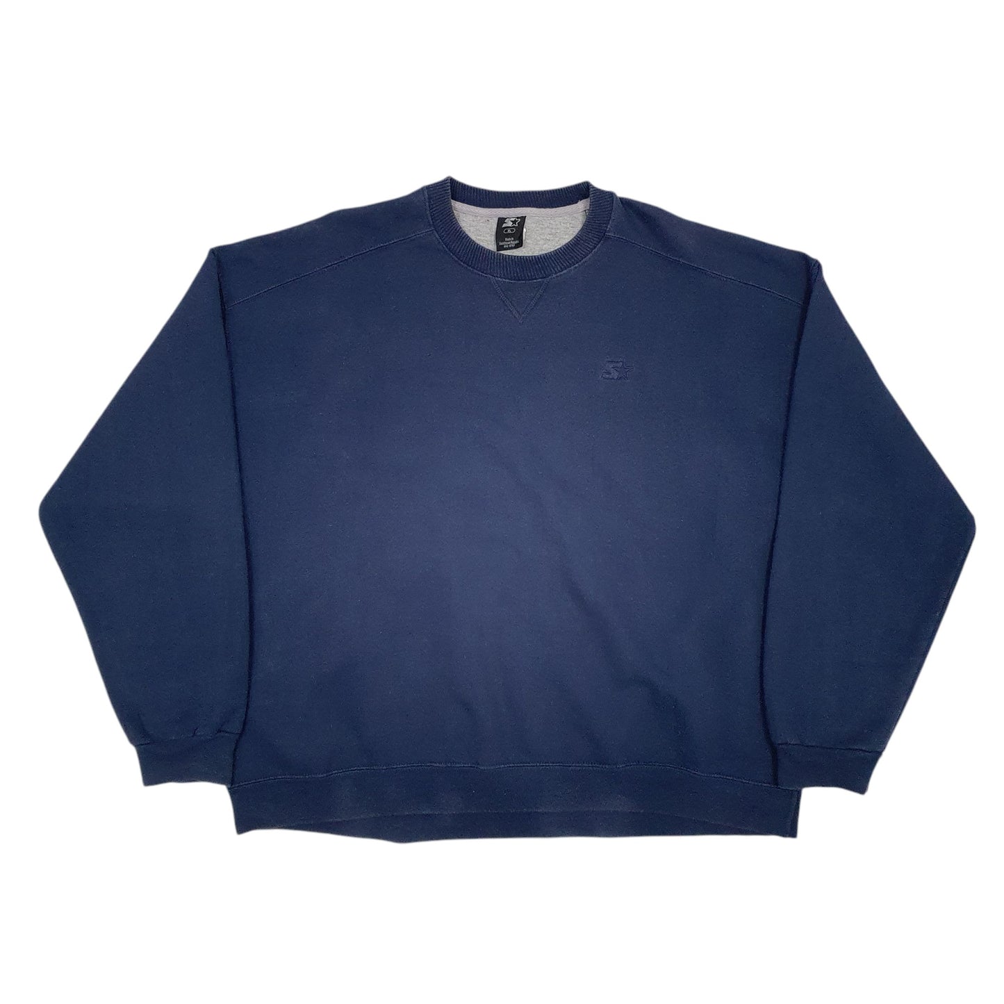 Mens Navy Starter  Crewneck Jumper