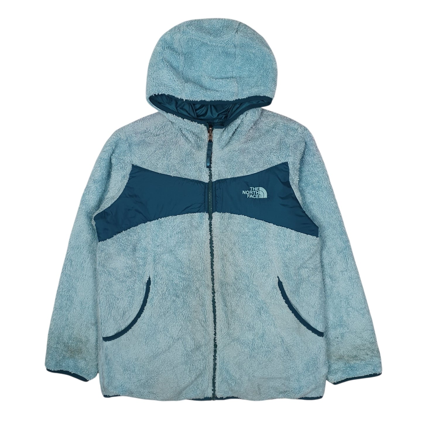 Womens Blue The North Face Fleece Lined  Coat
