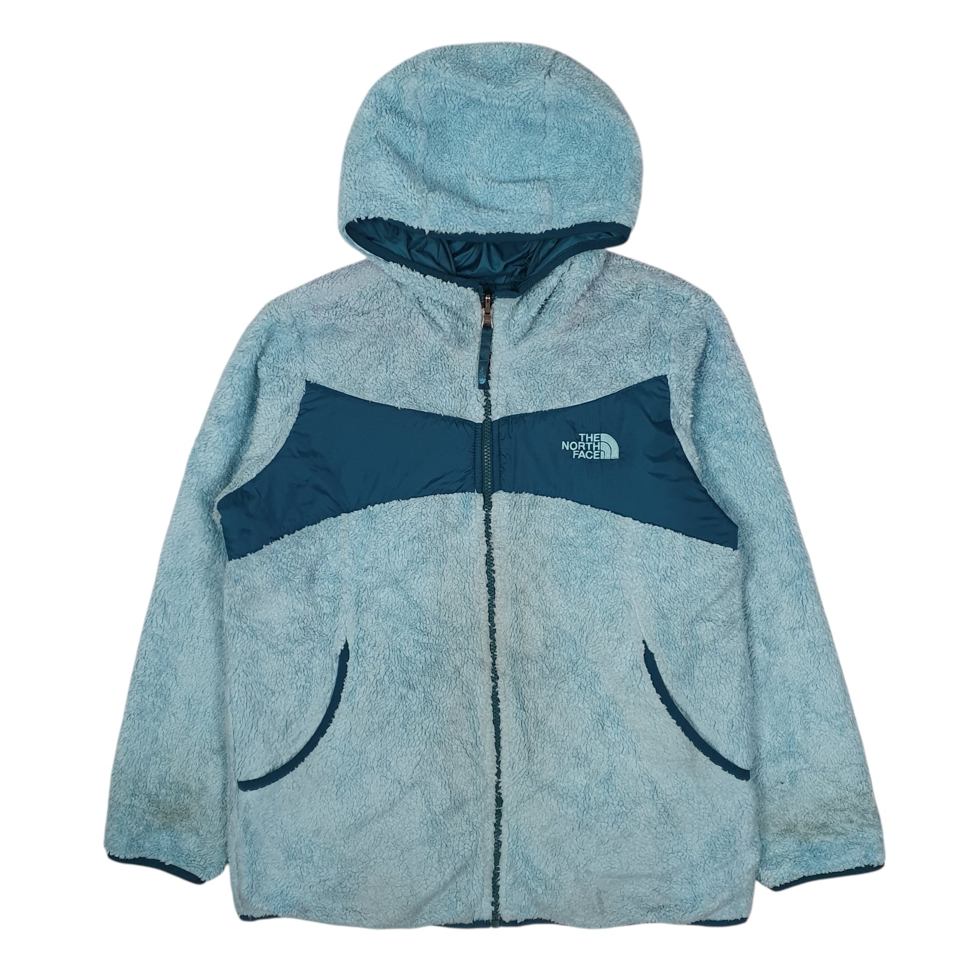 Womens Blue The North Face Fleece Lined  Coat