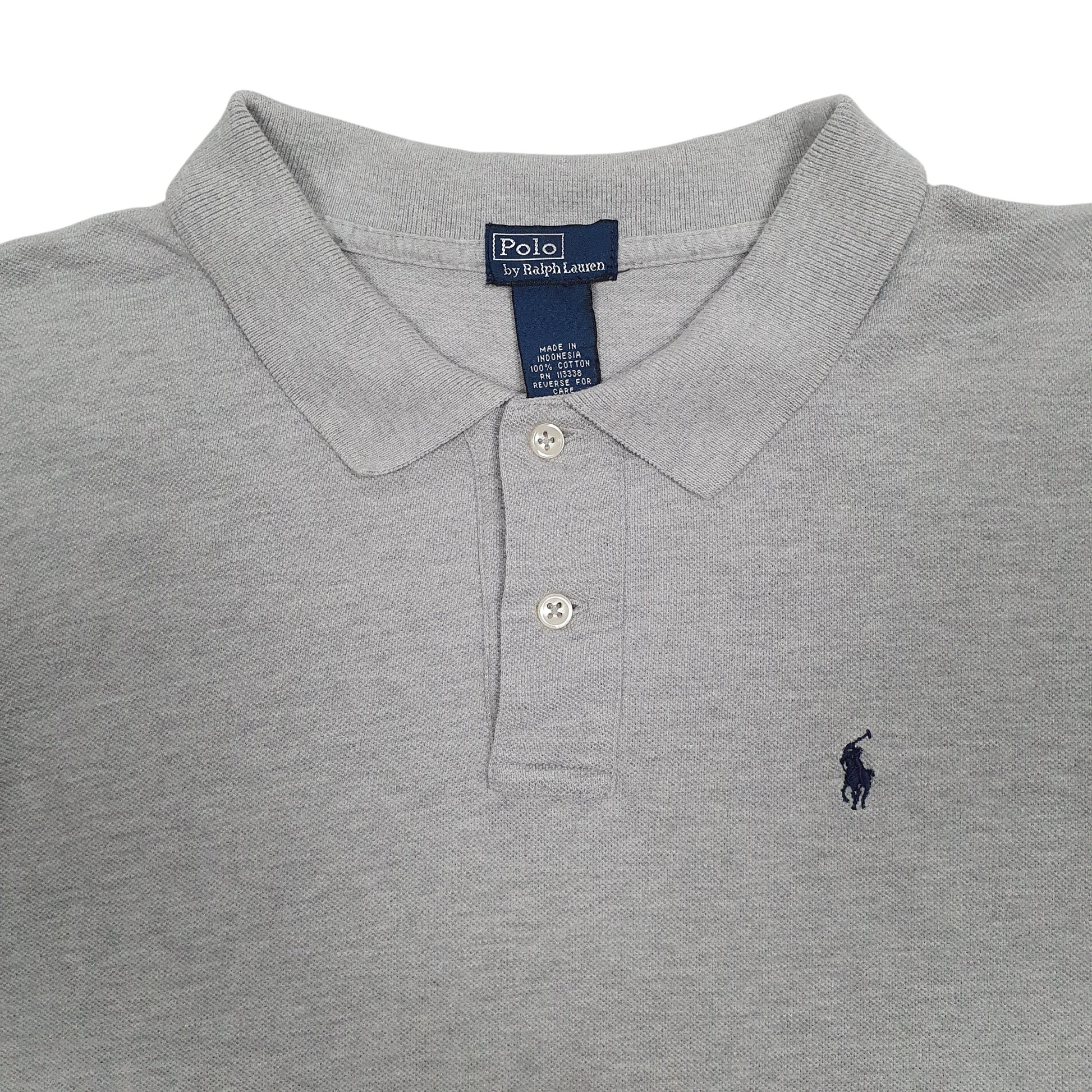 Mens Grey Polo Ralph Lauren   Polo Shirt