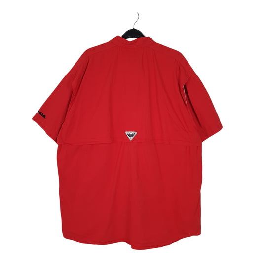 Mens Red Columbia Sportswear Company Green Bay Packers NFL  Shirt