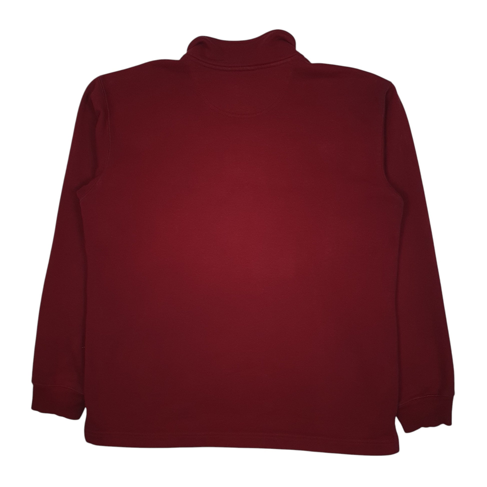 Mens Red Carhartt Vintage 2000s Quarter Zip Jumper