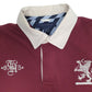 Mens Burgundy Tommy Hilfiger Rugby  Polo Shirt