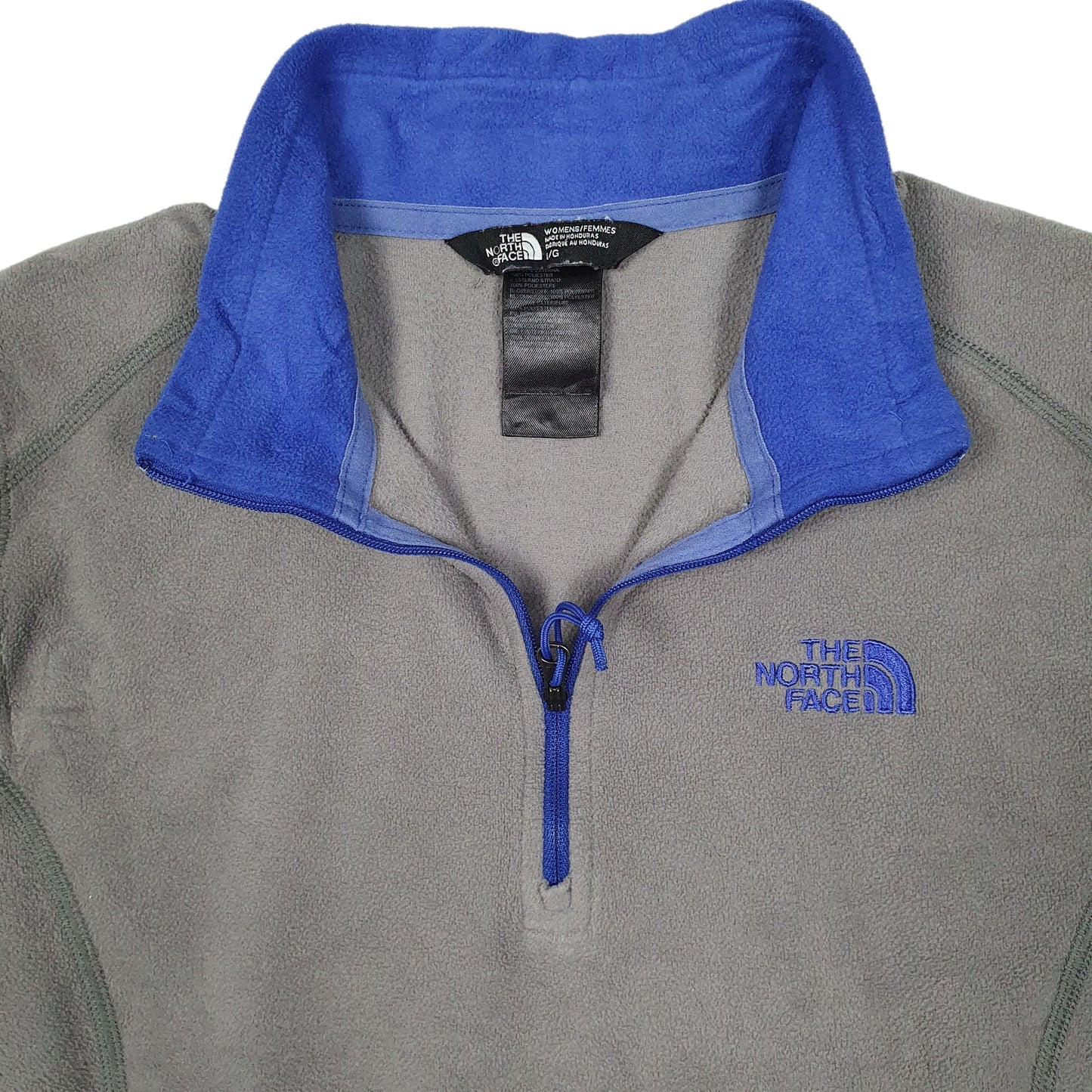Womens Grey The North Face  Quarter Zip Jumper