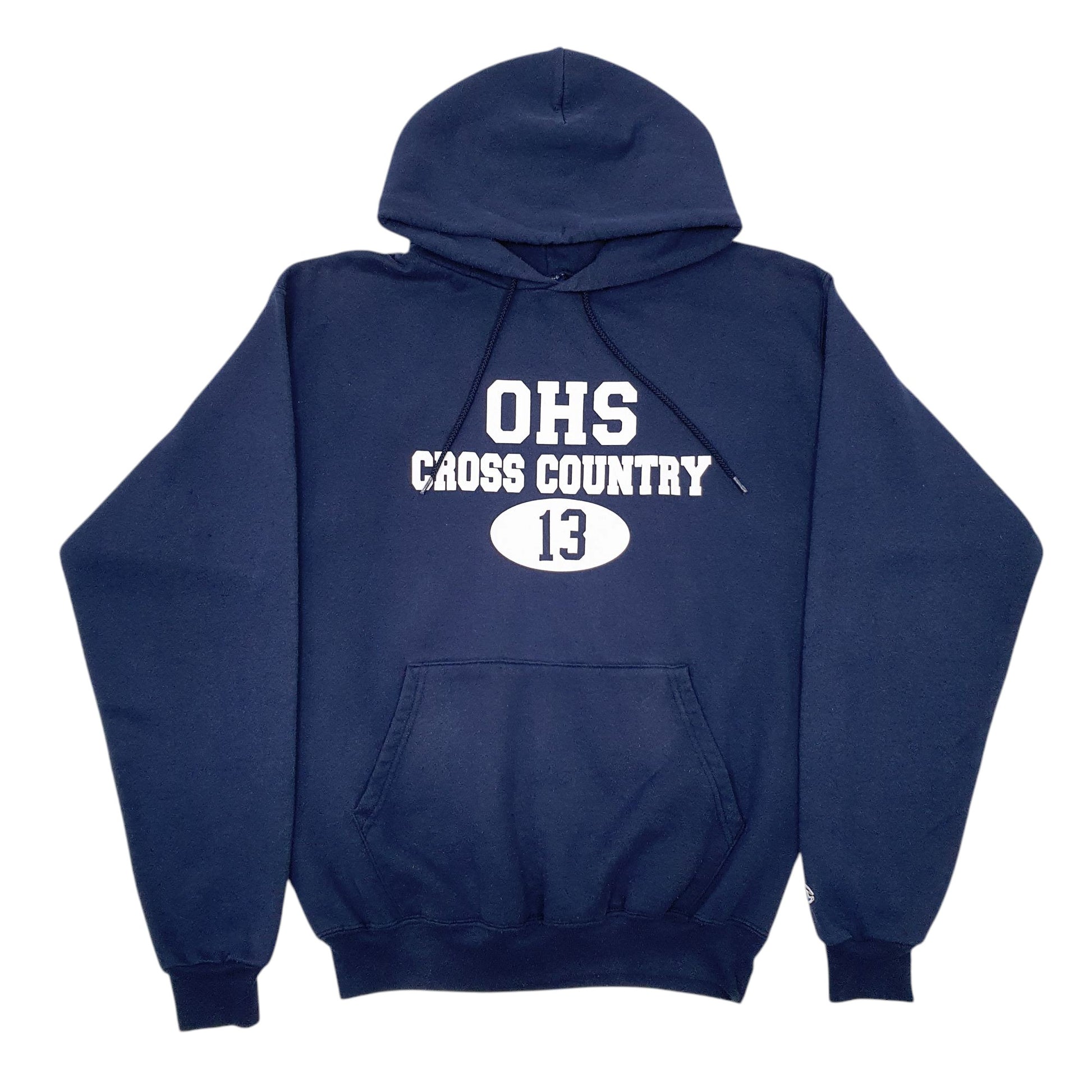 Mens Navy Champion OHS Cross Country Hoodie Jumper