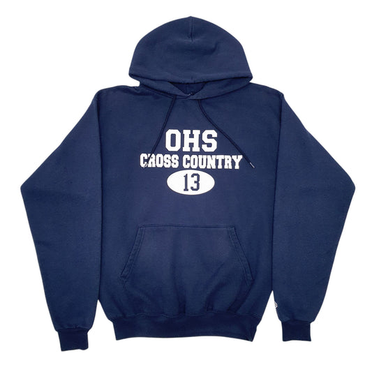 Mens Navy Champion OHS Cross Country Hoodie Jumper