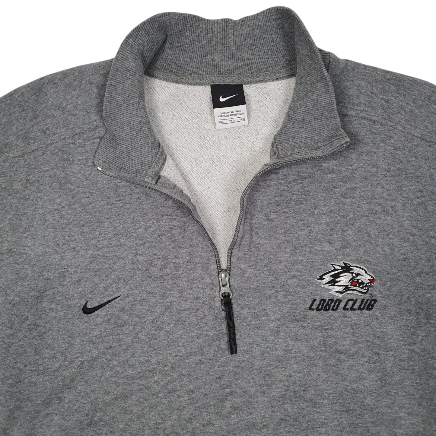 Mens Grey Nike  Quarter Zip Jumper