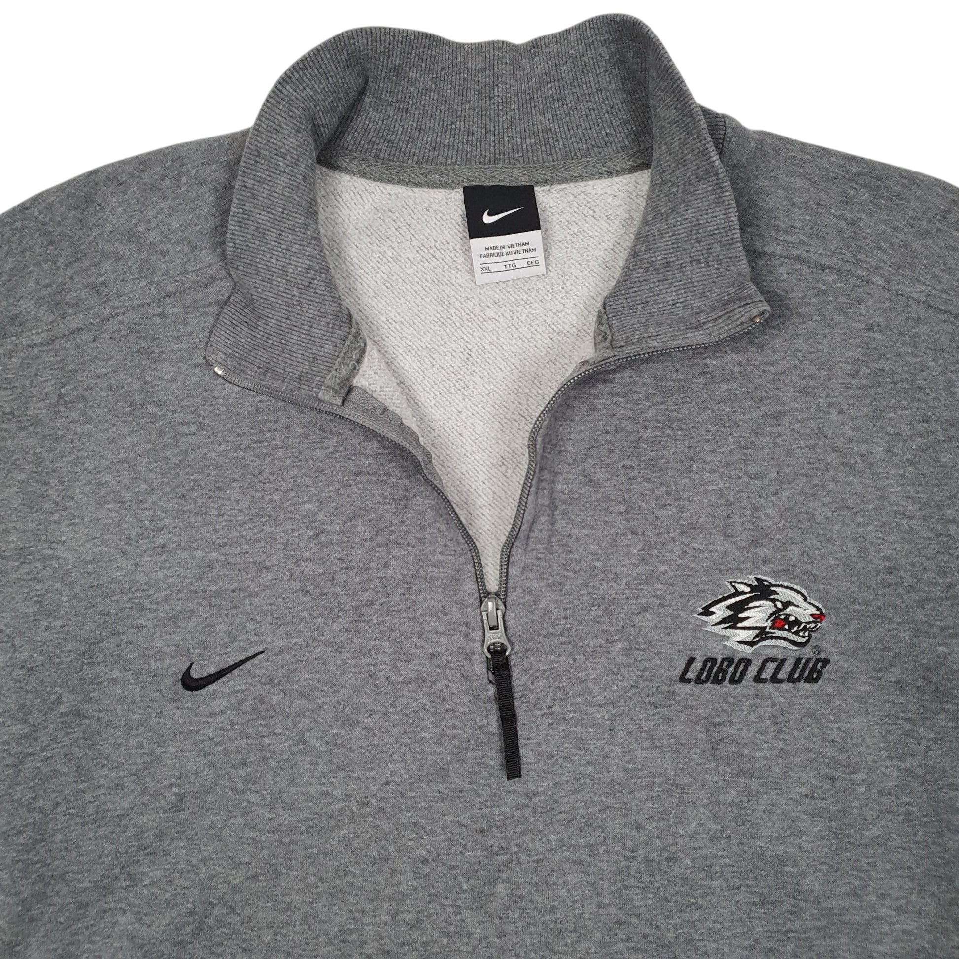 Mens Grey Nike  Quarter Zip Jumper