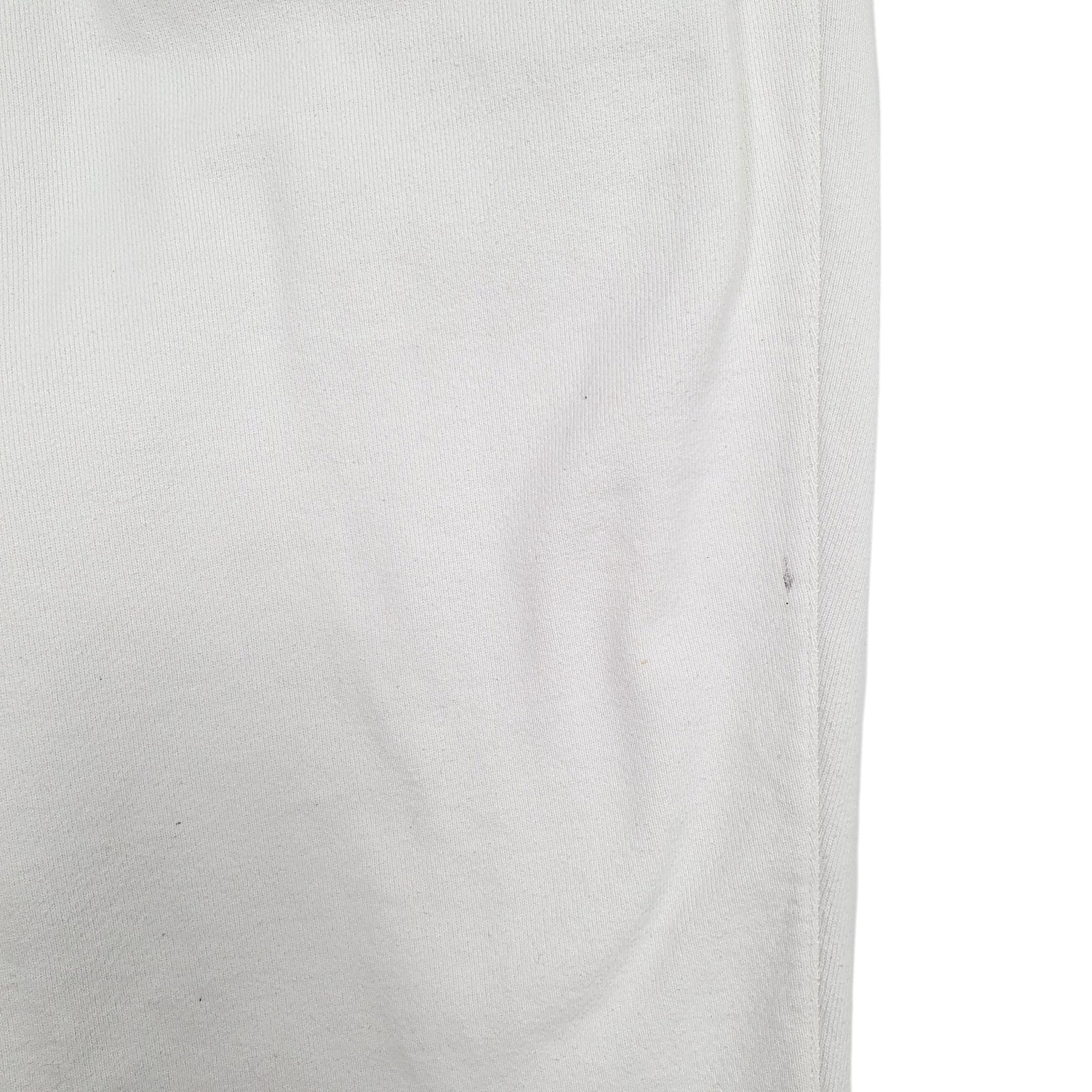 Mens White Champion Reverse Weave  Trousers