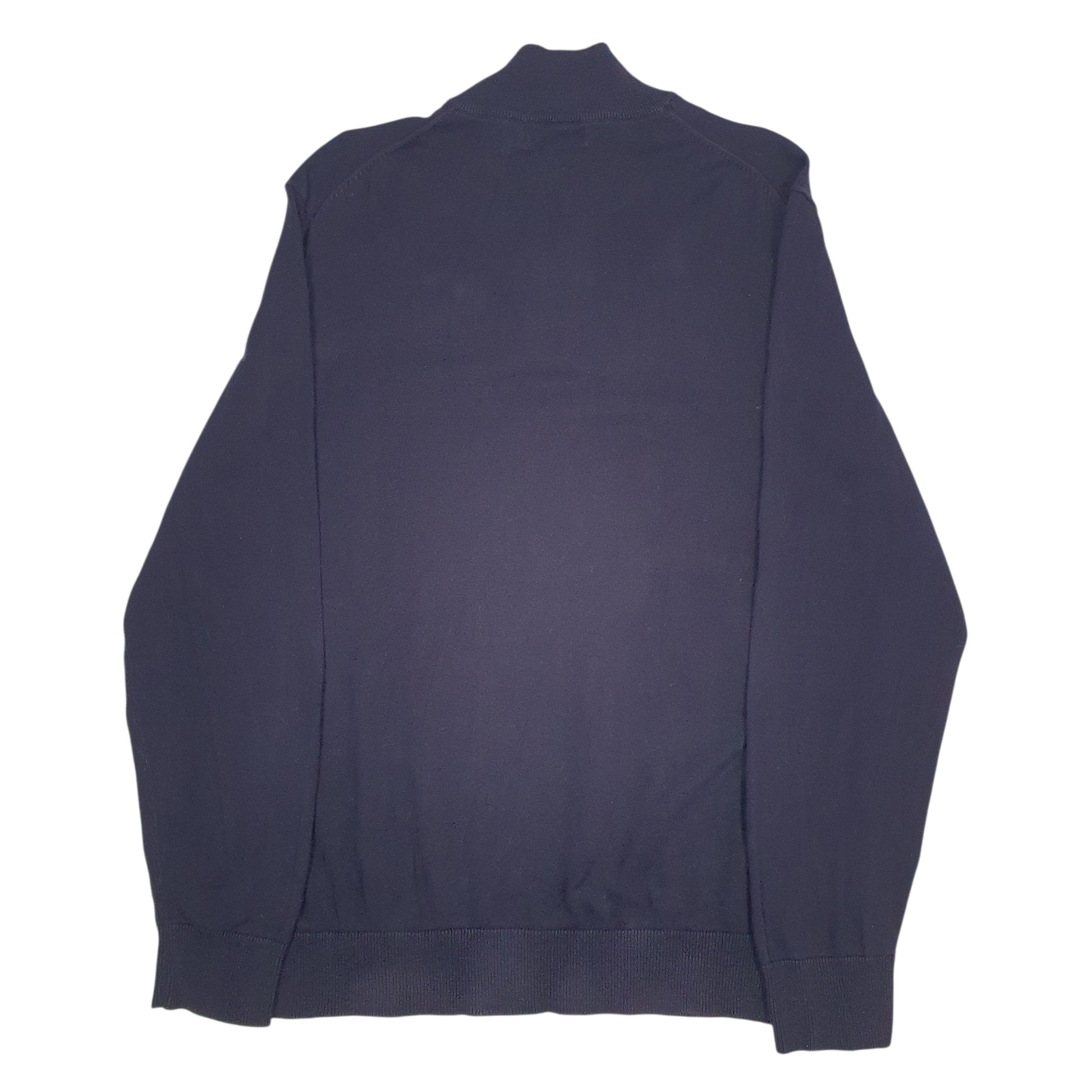 Mens Navy Nautica  Quarter Zip Jumper