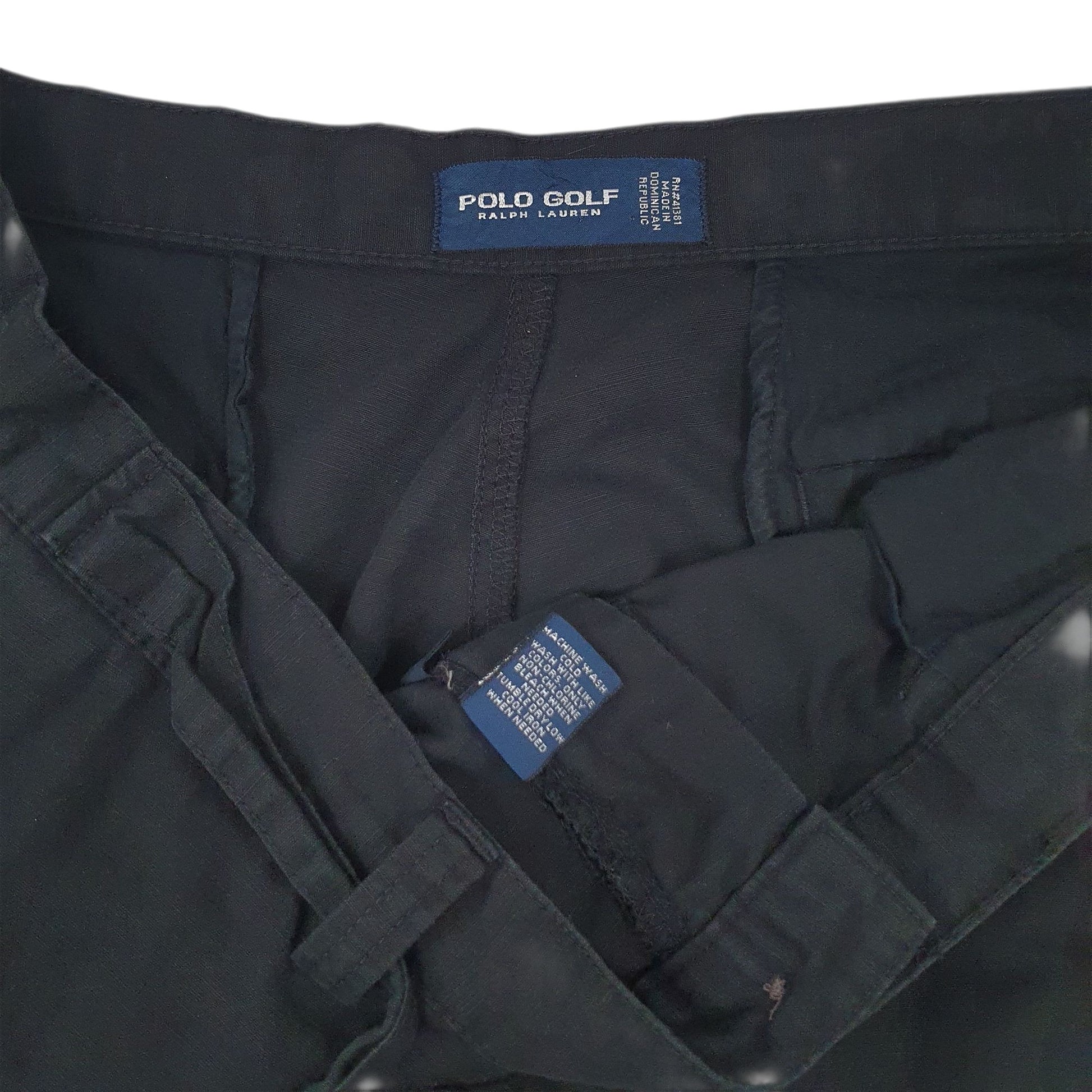 Mens Black Polo Ralph Lauren Golf  Trousers