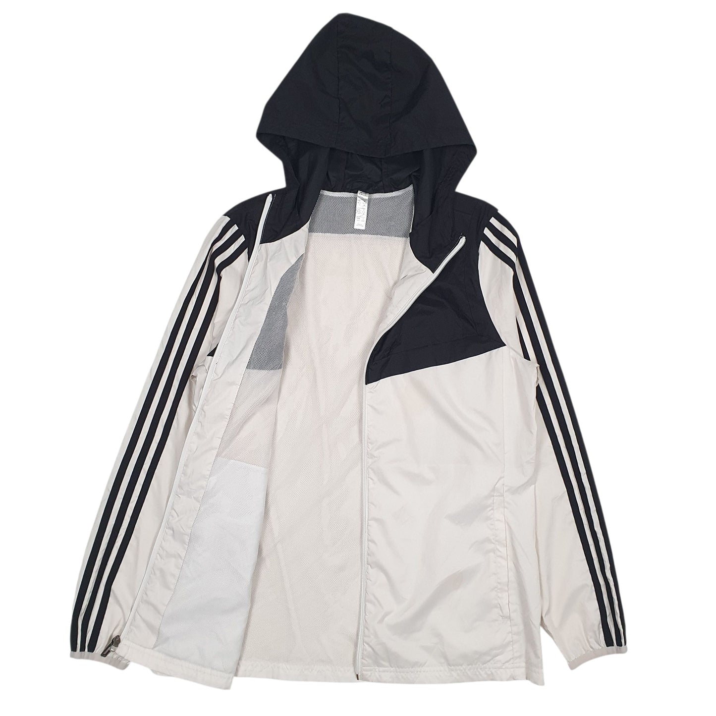 Womens White Adidas  Full Zip Coat