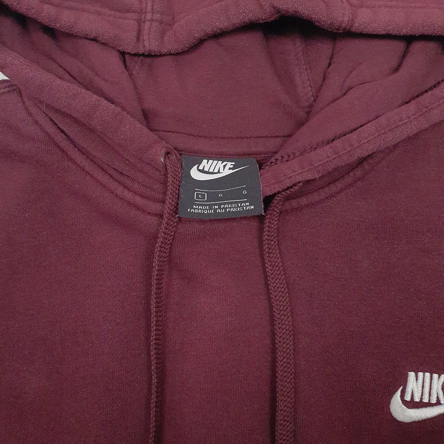 Mens Burgundy Nike  Hoodie Jumper