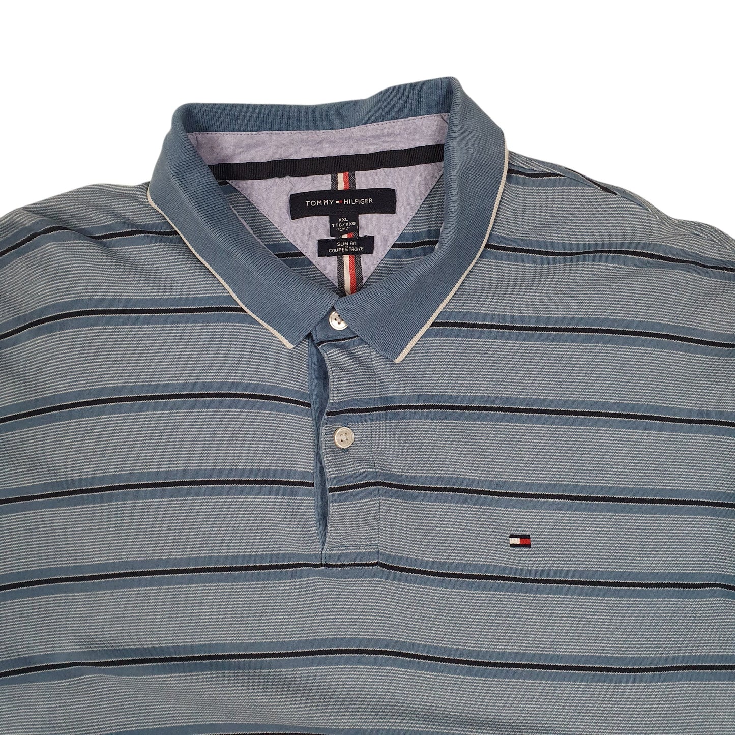 Mens Blue Tommy Hilfiger   Polo Shirt