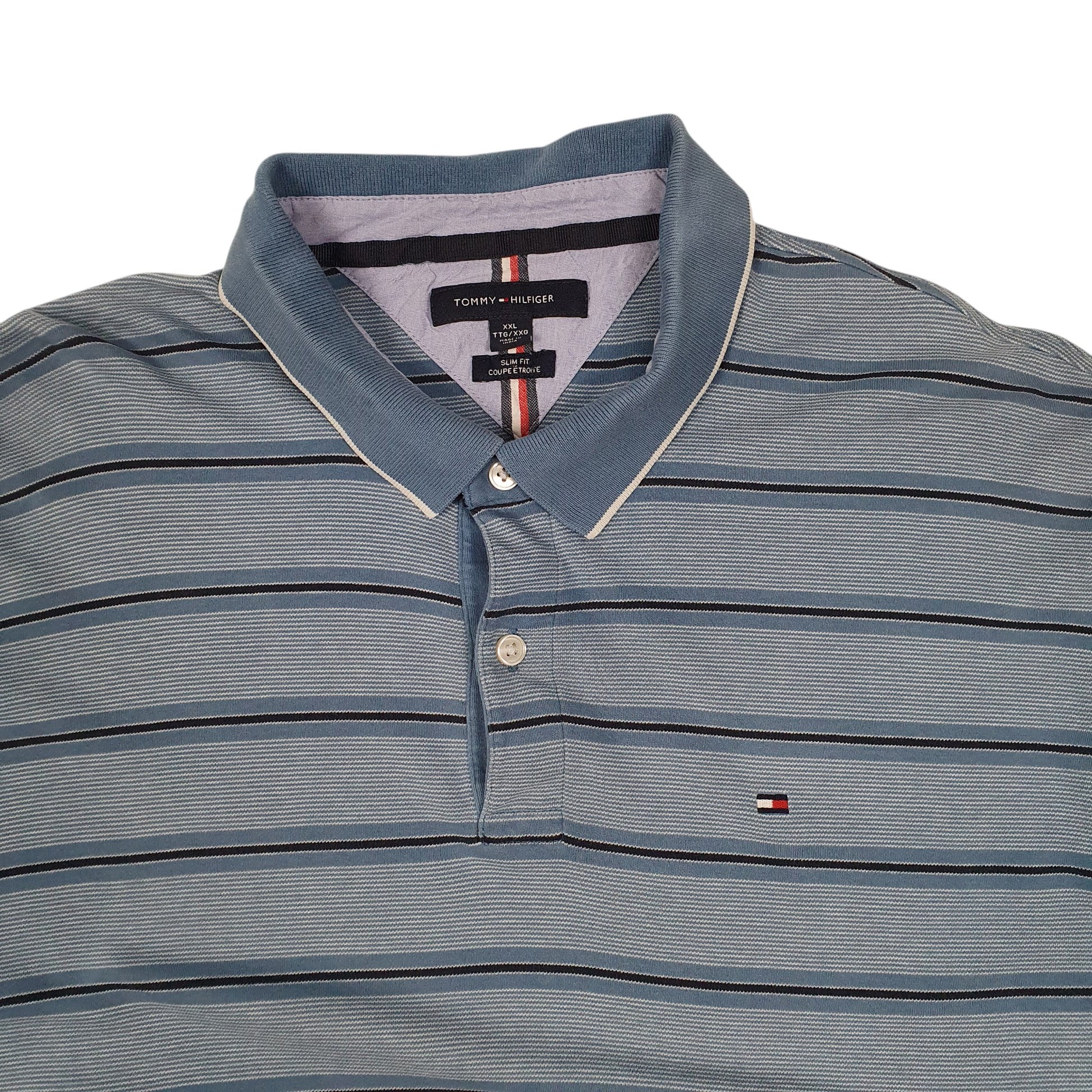 Mens Blue Tommy Hilfiger   Polo Shirt
