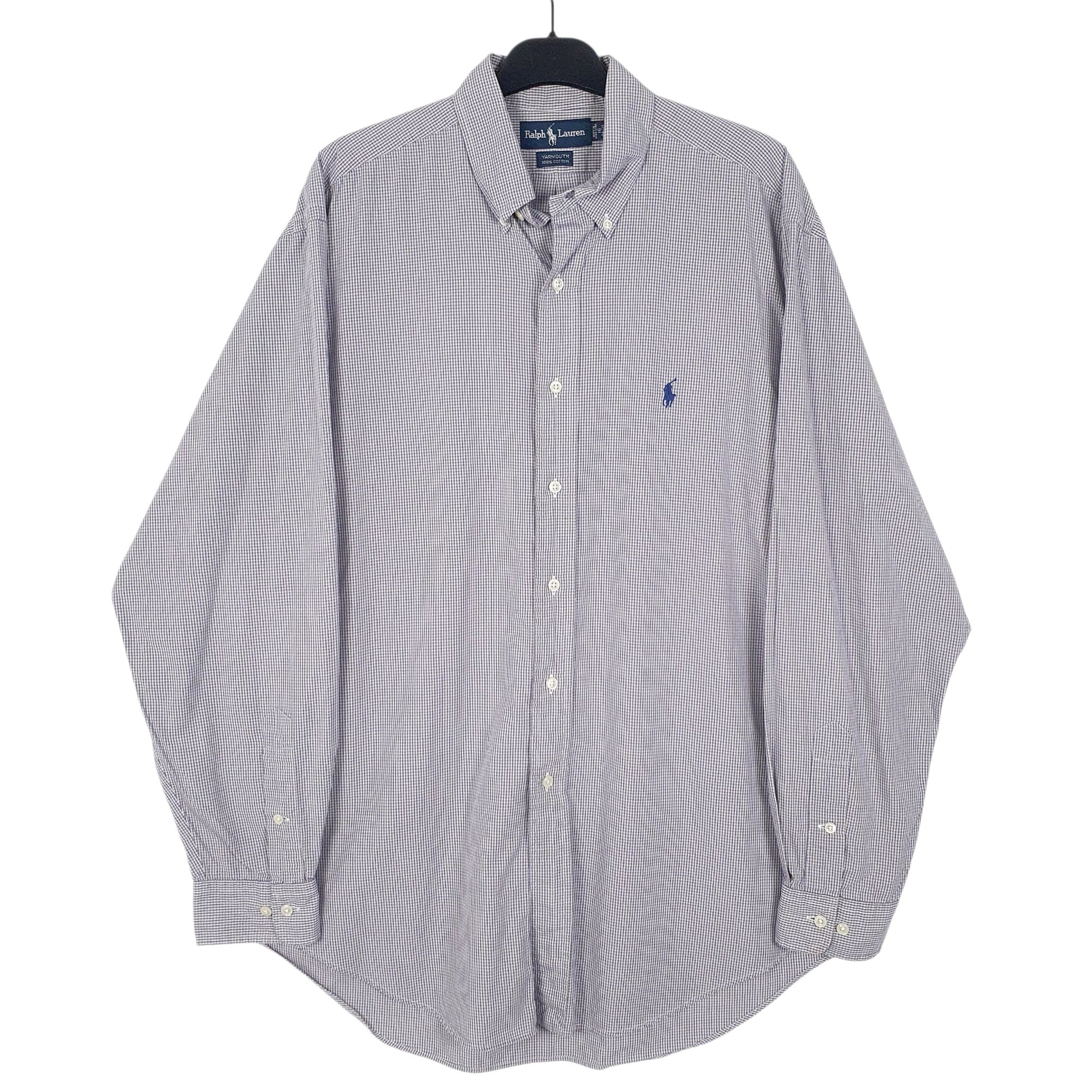 Mens Purple Ralph Lauren  Long Sleeve Shirt
