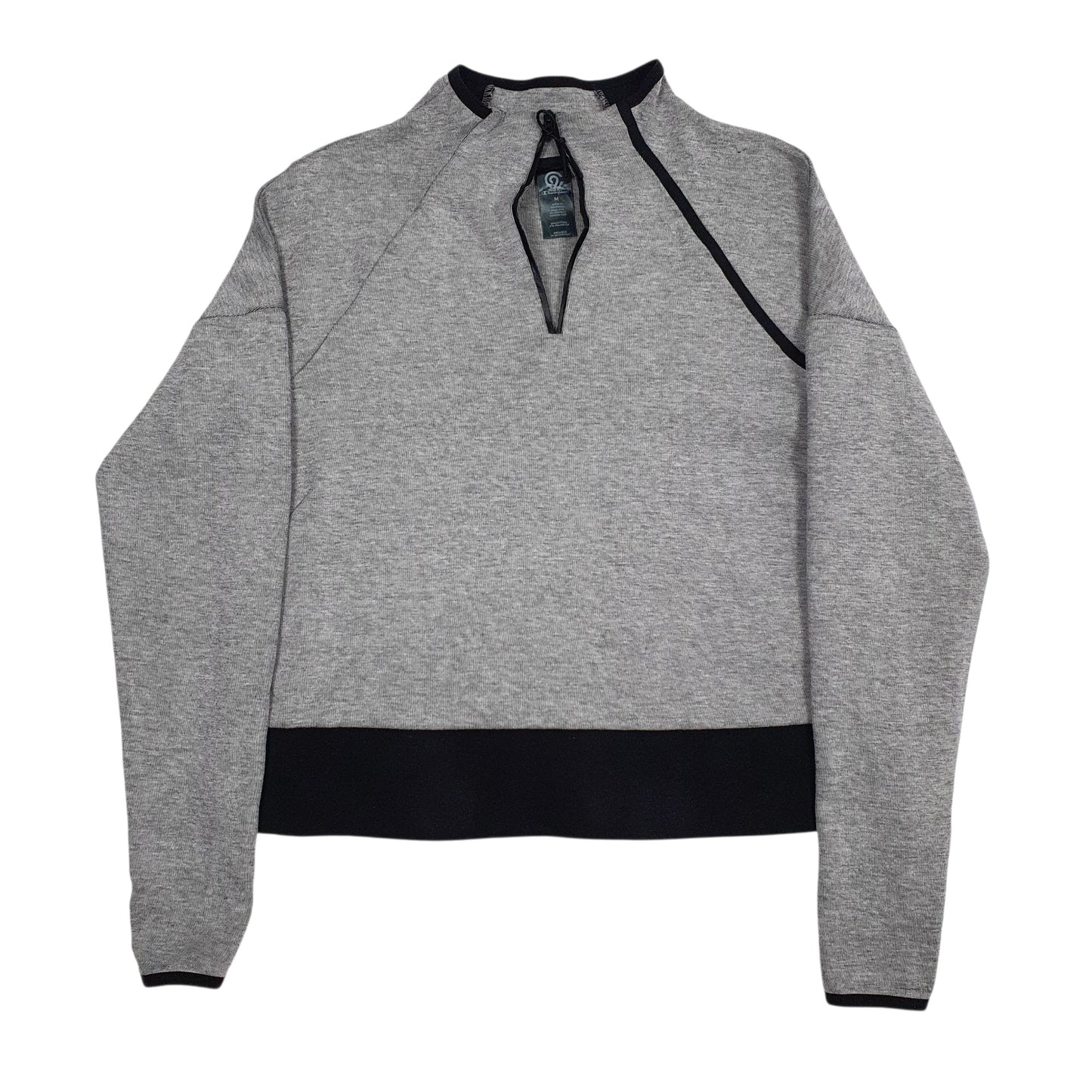 Womens Grey Champion  Quarter Zip Jumper