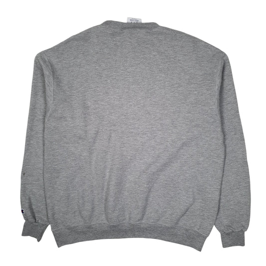 Mens Grey Champion Sigma Tau Gamma Crewneck Jumper