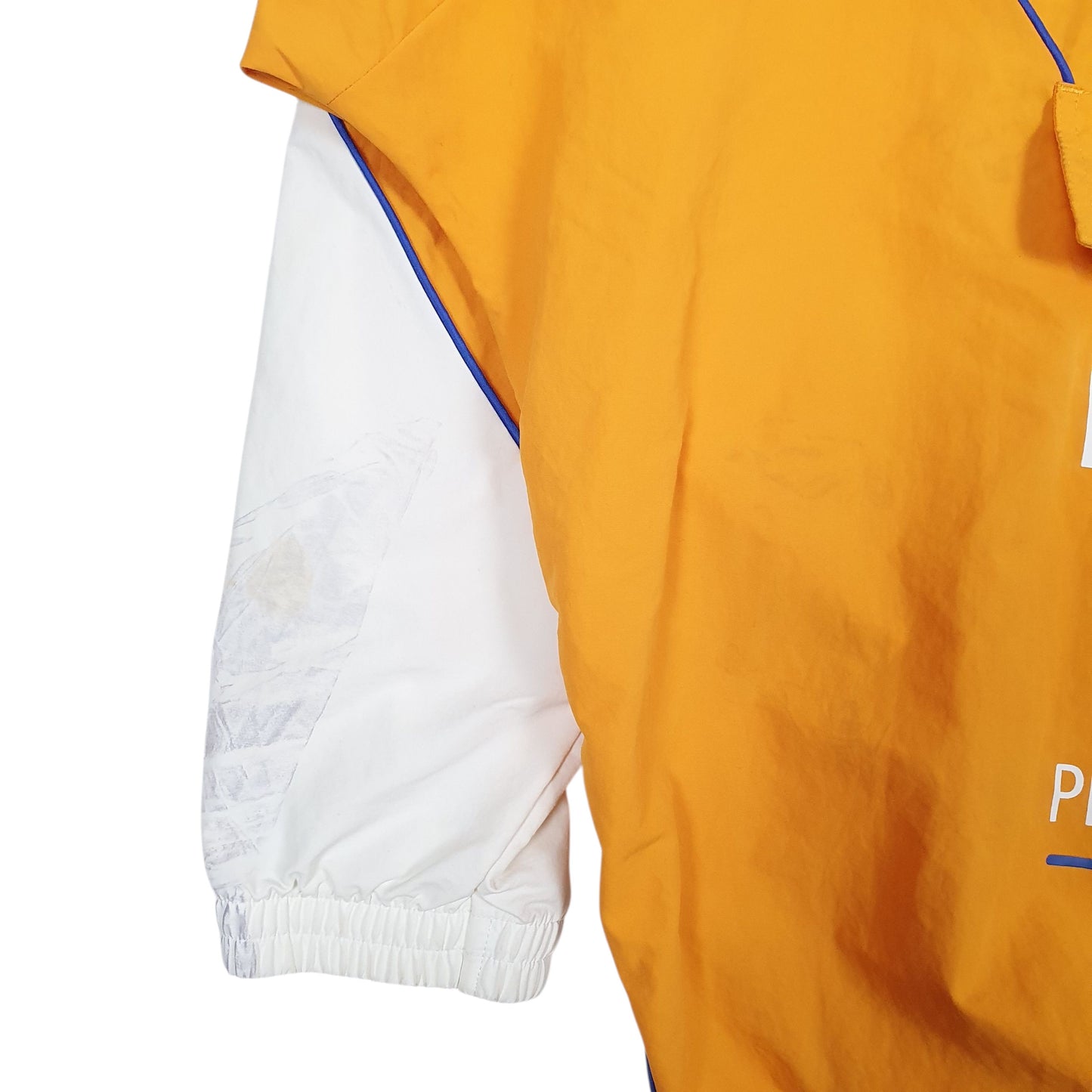 Mens Yellow Reebok Classic Vector Hoodie Coat