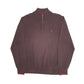 Mens Brown Tommy Hilfiger  Quarter Zip Jumper