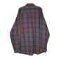 Mens Blue L.L.Bean Scotch Plaid Flannel  Shirt