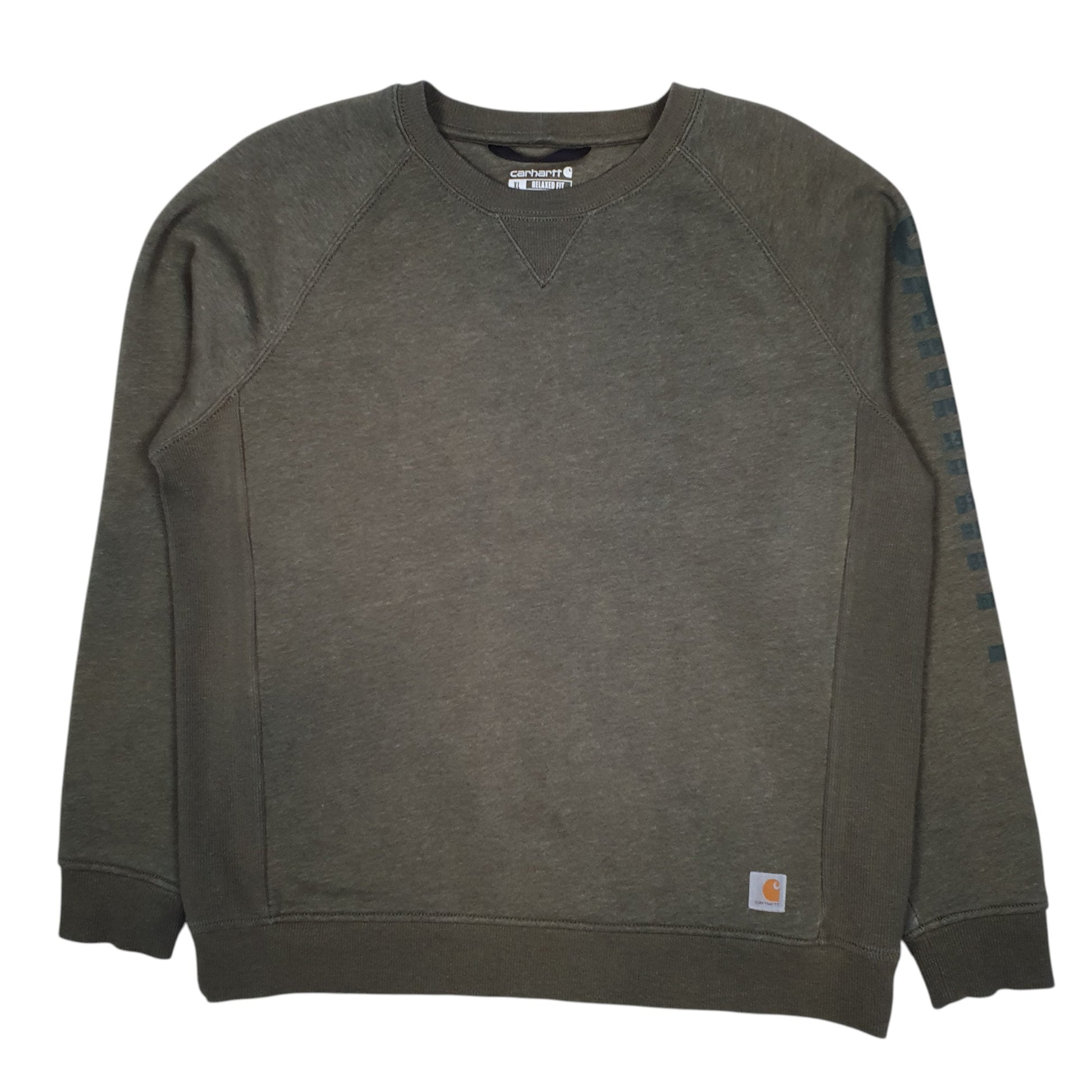 Womens Green Carhartt  Crewneck Jumper