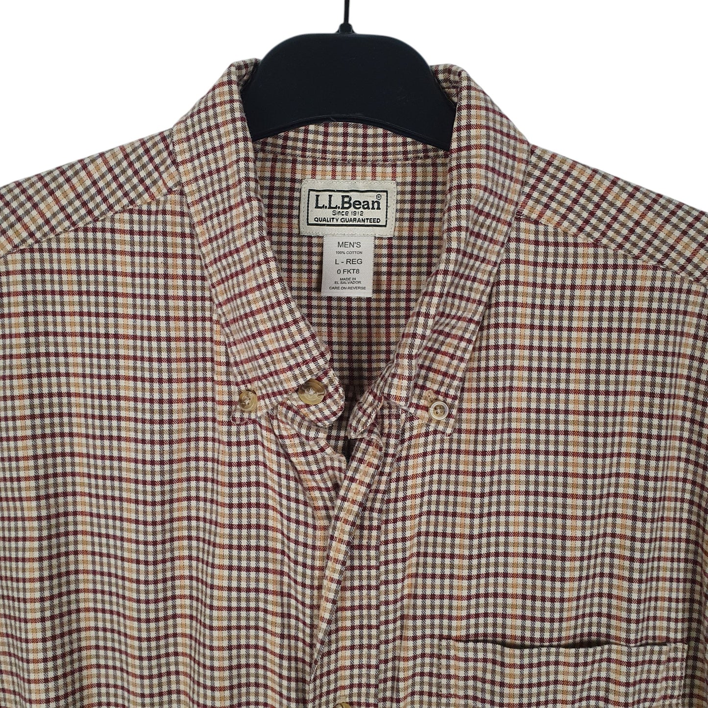 Mens Brown L.L.Bean   Shirt
