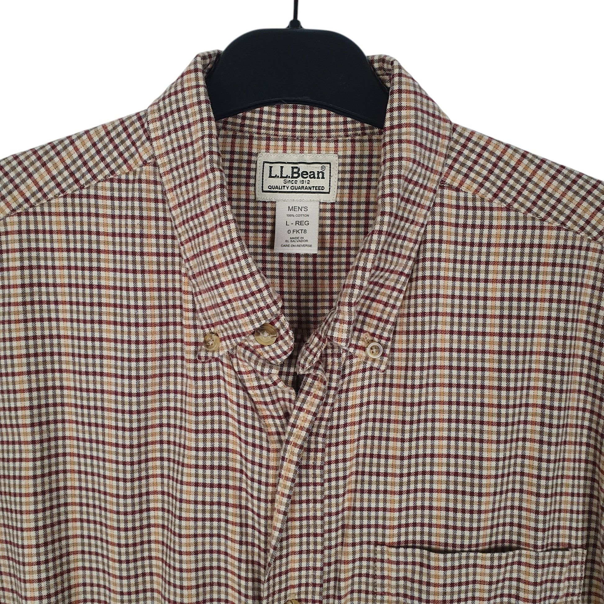 Mens Brown L.L.Bean   Shirt