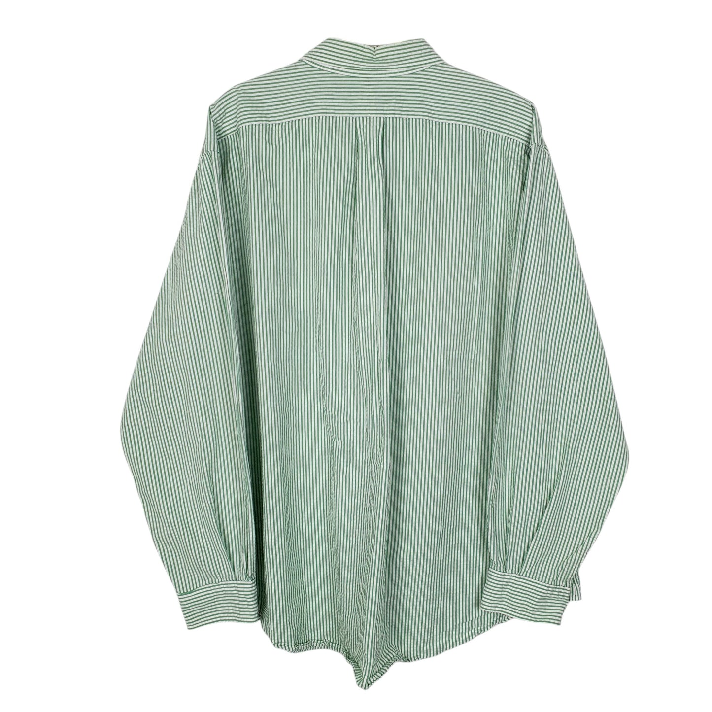 Mens Green Ralph Lauren Seersucker  Shirt