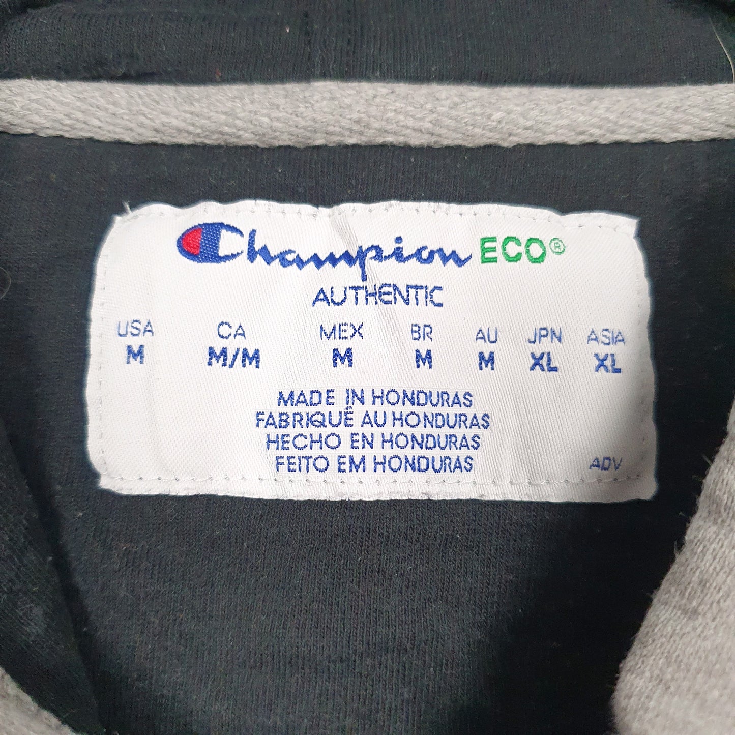 Mens Grey Champion  Hoodie Jumper