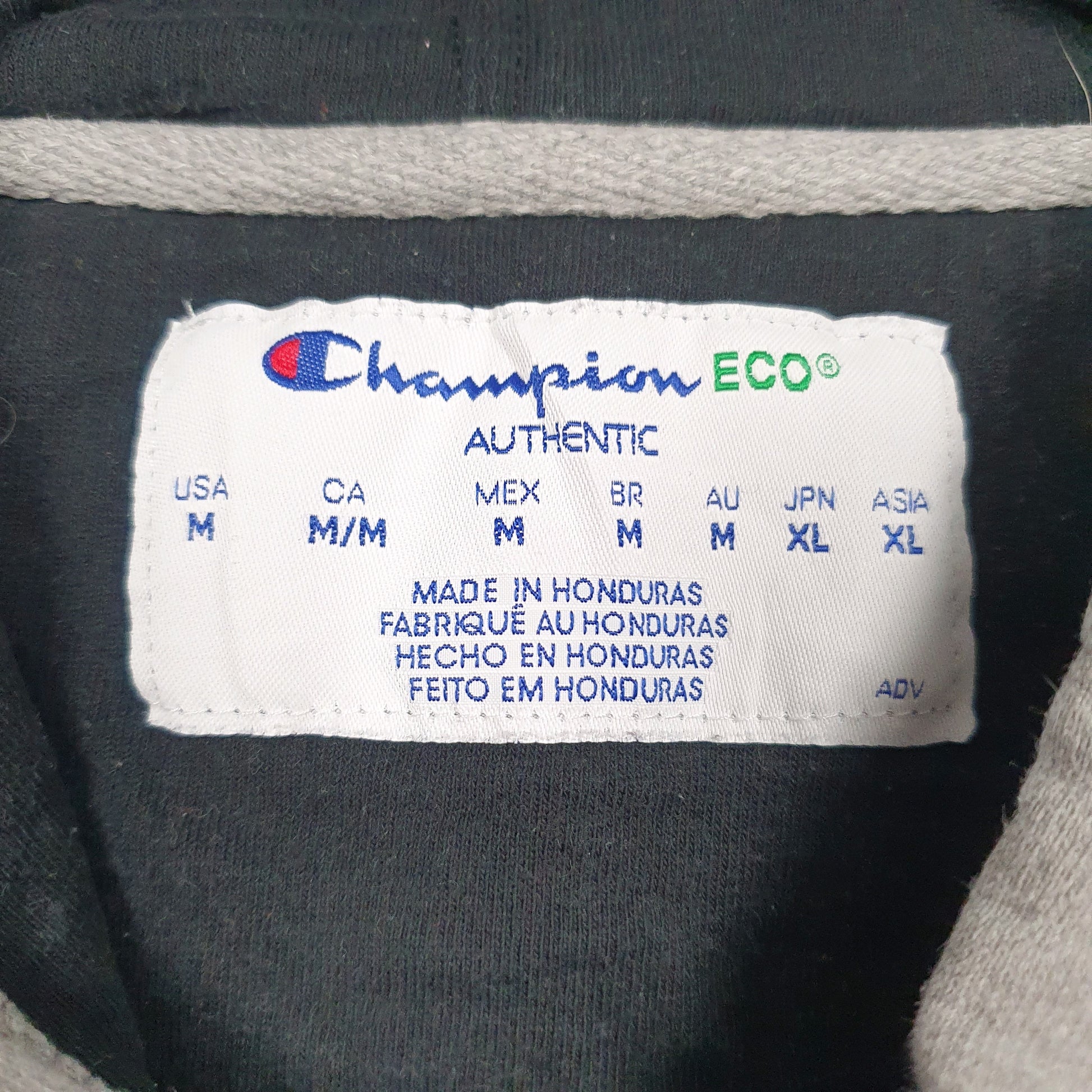 Mens Grey Champion  Hoodie Jumper