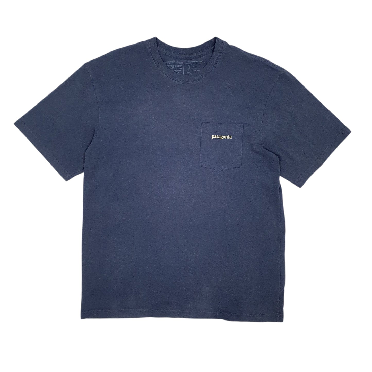 Mens Navy Patagonia  Short Sleeve T Shirt