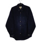 Mens Navy Eddie Bauer Corduroy Vintage 90s 00s Long Sleeve Shirt