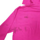 Womens Pink Tommy Hilfiger Crop Top Baggy Spellout Hoodie Jumper