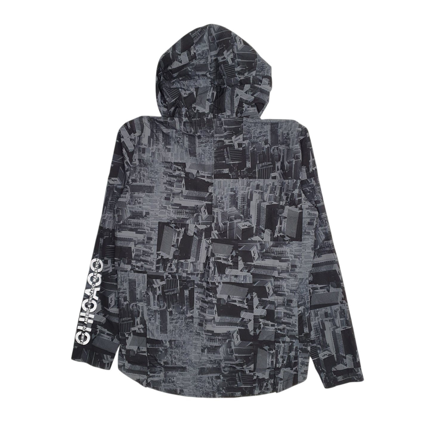 Mens Grey Nike Running Chicago Marathon 2018  Coat