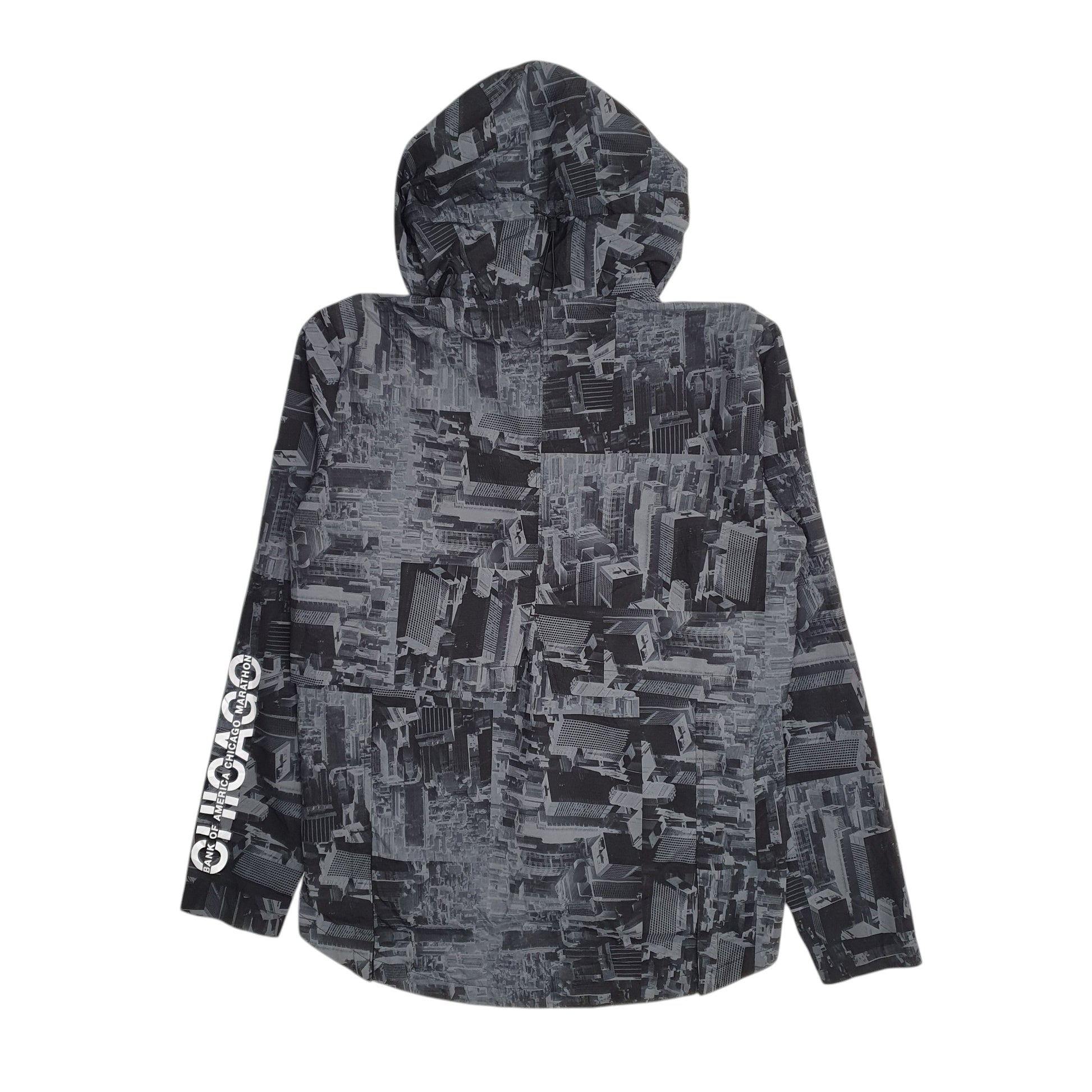 Mens Grey Nike Running Chicago Marathon 2018  Coat