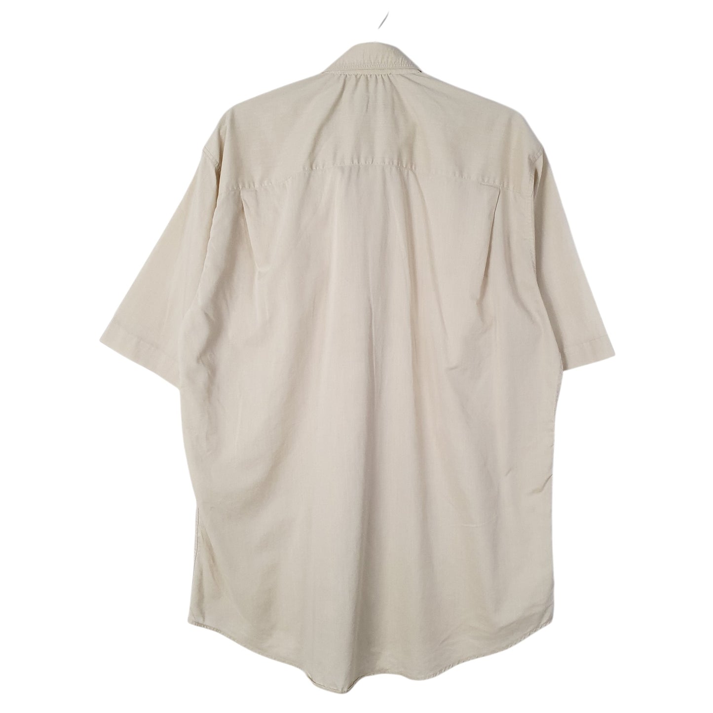 Mens Cream Burberry Vintage 90s  Shirt